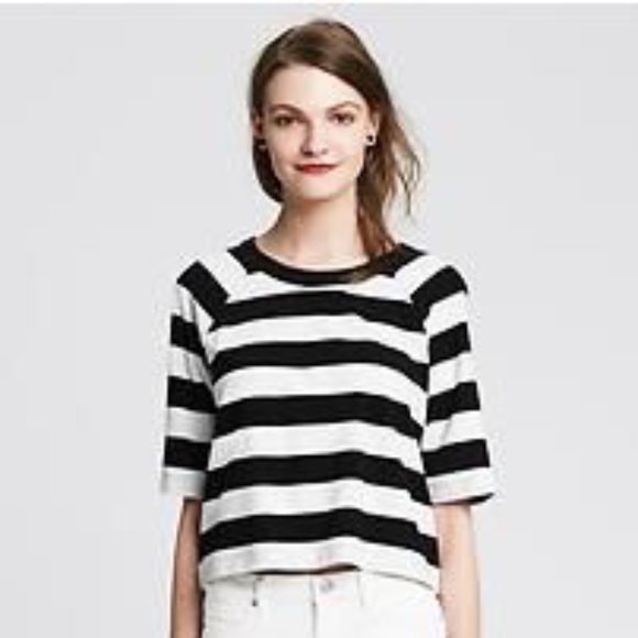 Banana Republic Tops - NWT Banana Republic Striped Cropped Top